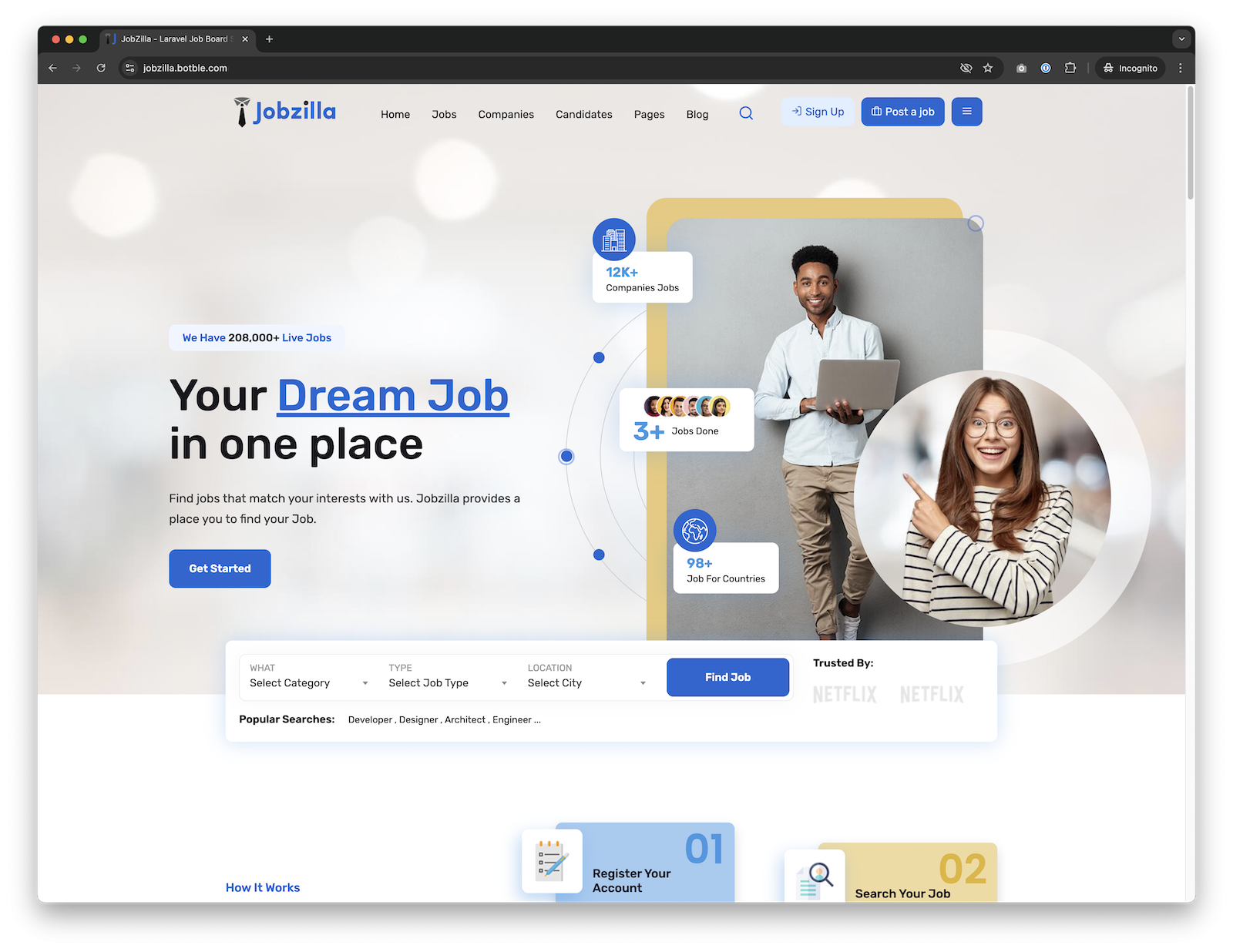 Jobzilla theme