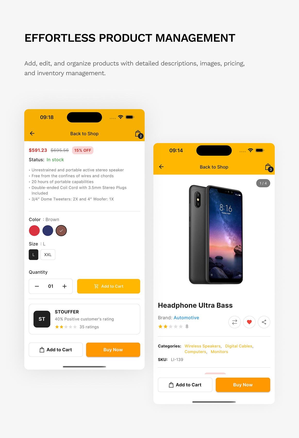 Product Browsing & Search